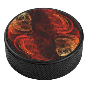 Metamorphosis Abstract Art Hockey Puck