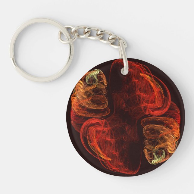 Metamorphosis Abstract Art Key Ring (Front)