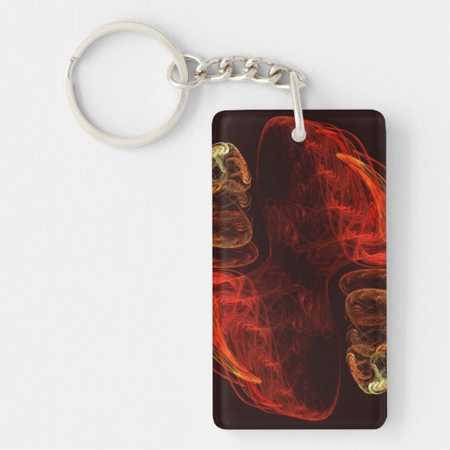 Metamorphosis Abstract Art Key Ring (Front)