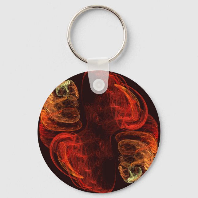 Metamorphosis Abstract Art Keychain (Front)