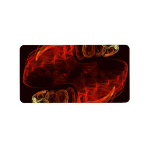 Metamorphosis Abstract Art Label