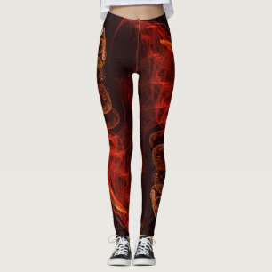 Metamorphosis Abstract Art Leggings