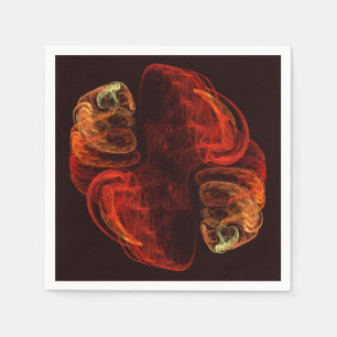 Metamorphosis Abstract Art Napkin