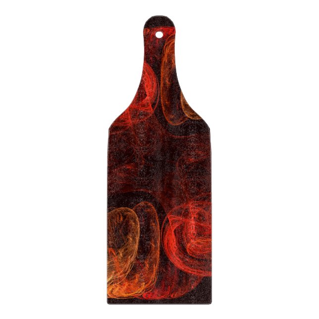 Metamorphosis Abstract Art Paddle Cutting Board (Front)