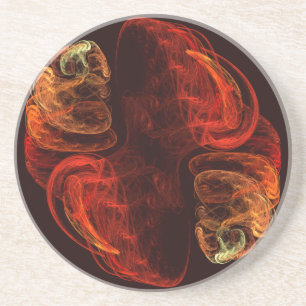 Metamorphosis Abstract Art Sandstone Coaster