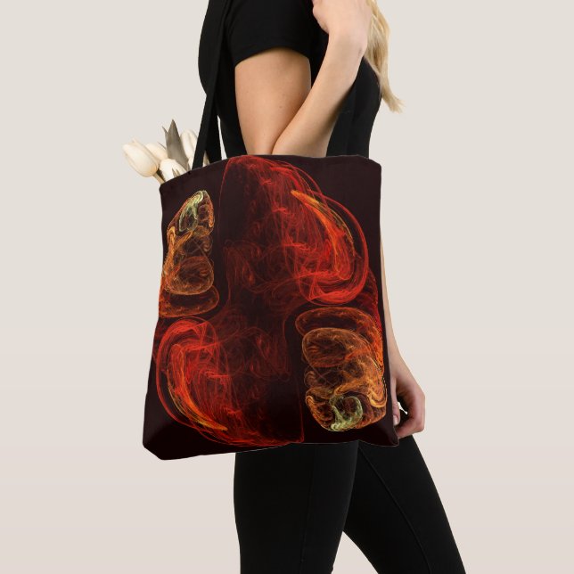 Metamorphosis Abstract Art Tote Bag (Close Up)