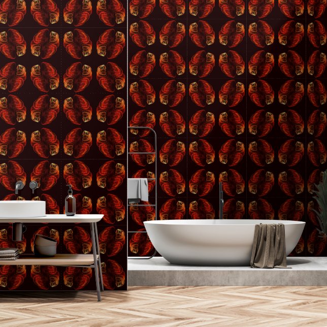 Metamorphosis Abstract Art Wallpaper (Bathroom)