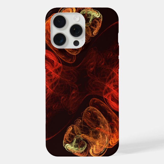 Metamorphosis Energy Modern Abstract Fractal Art iPhone Case (Back)