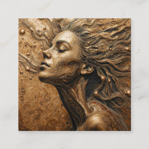 “Metamorphosis of Light” – A Surreal Portrait Square Business Card