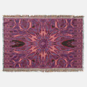 Metamorphosis Rose 2 Throw Blanket