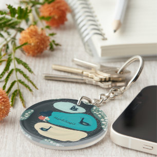 metaphor_17_a girl in the tarn acrylic key ring