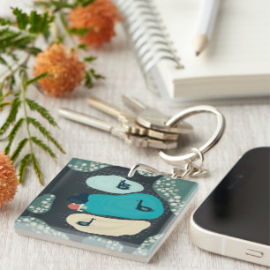 metaphor_17_a girl in the tarn acrylic key ring