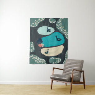 metaphor_17_a girl in the tarn M_size tapestry