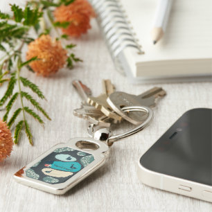 metaphor_17_a girl in the tarn metal key ring