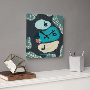 metaphor_17_a girl in the tarn square wall clock
