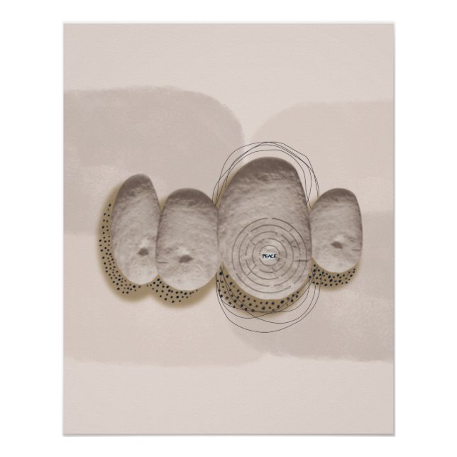 metaphor_1_inner peace glossy poster (Front)