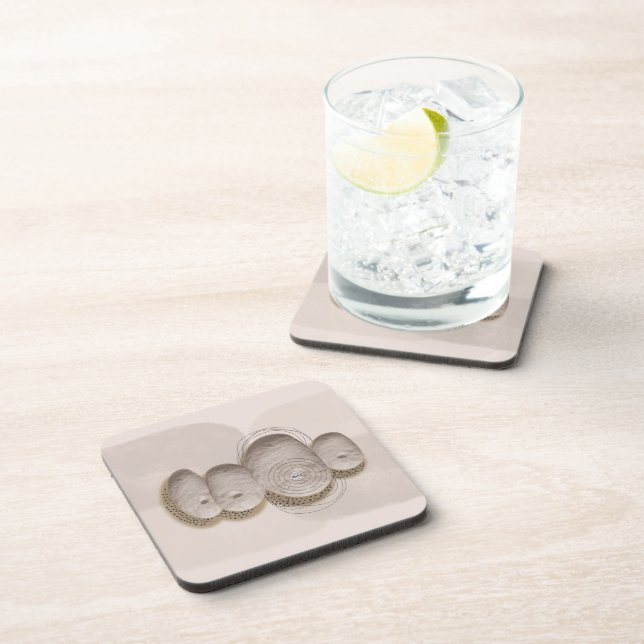 metaphor_1_inner peace hard plastic coaster (Right Side)