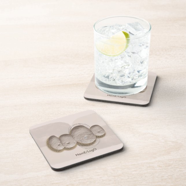 metaphor_1_inner peace hard plastic coaster (Right Side)