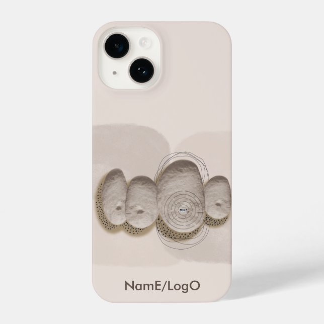 metaphor_1_inner peace iPhone case (Back)