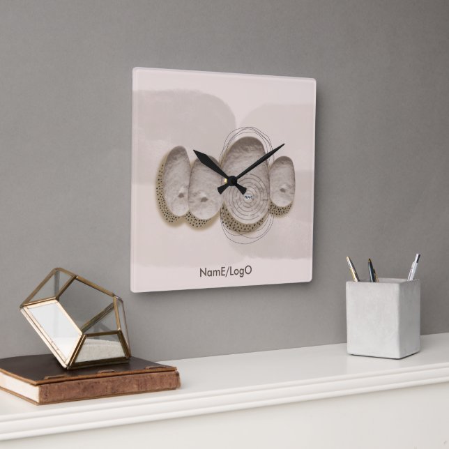 metaphor_1_inner peace square wall clock (Office)
