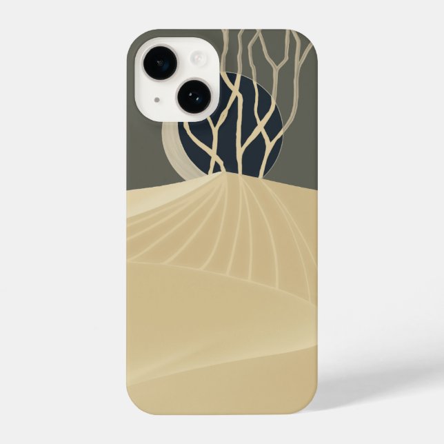 metaphor_20_a moonlit hill_1 iPhone case (Back)