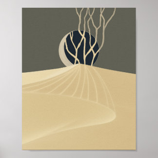 metaphor_20_a moonlit hill_1 matte poster