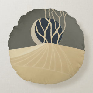 metaphor_20_a moonlit hill_1 round cushion