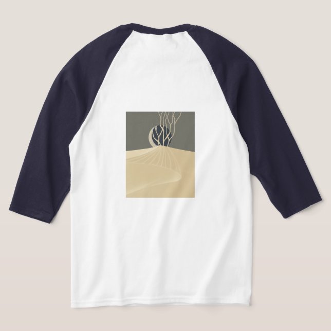 metaphor_20_a moonlit hill_1 t-shirt (Laydown Back)