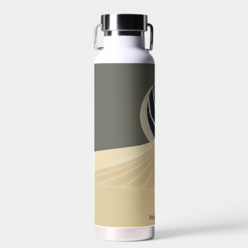 metaphor_20_a moonlit hill_1 water bottle Zazzle