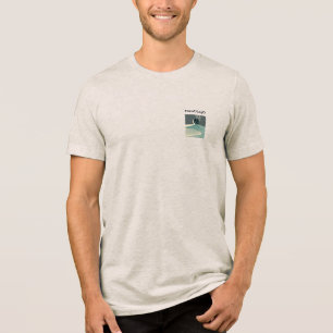 metaphor_21_a moonlit hill_2 t-shirt Tri-Blend shirt