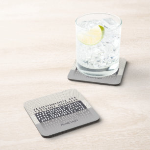 metaphor_2_reflection hard plastic coaster