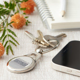 metaphor_2_reflection metal key ring