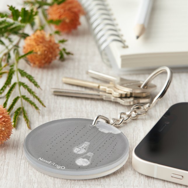 metaphor_4_switch on lucky light acrylic key ring (Front Right)