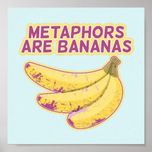 Metaphor Funny typography Poster