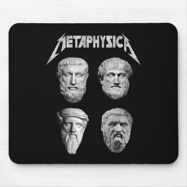 Metaphysica Socrates Plato Aristotle Philosopher M Mouse Pad (Front)