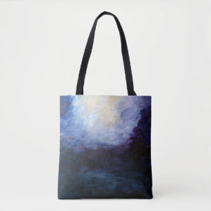 Metaphysical Abstrat Blue   Art Tote Bag