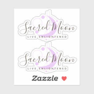 Metaphysical Geometric Moon Minimalist Purple