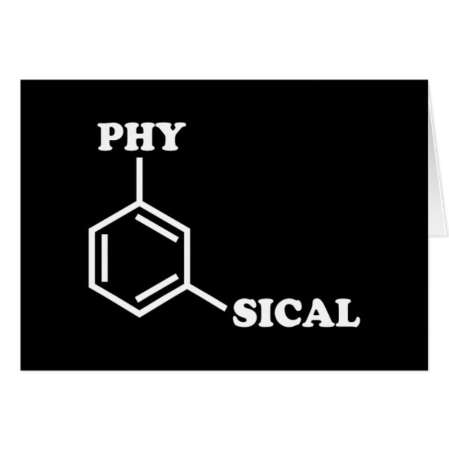 Metaphysical Humour Greeting Card (Front Horizontal)