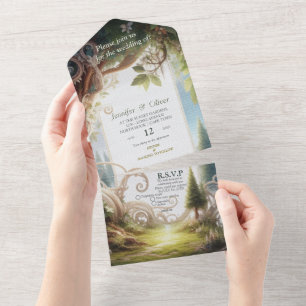 Metaphysical Timeless Spiritual Fantasy Themes All In One Invitation