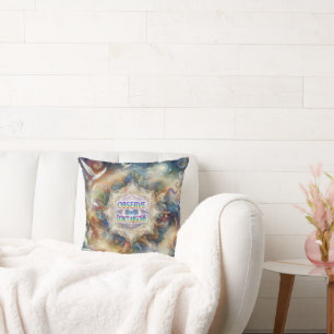 Metaphysical Timeless Spiritual Fantasy Themes Cushion