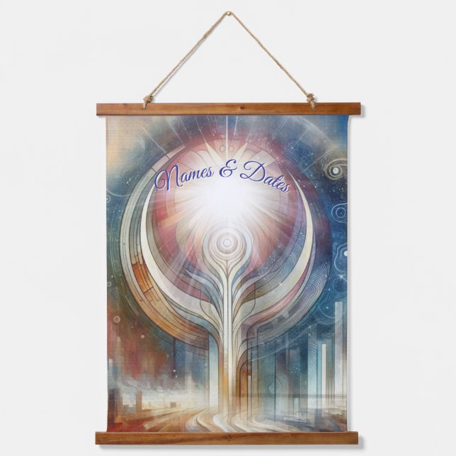 Metaphysical Timeless Spiritual Fantasy Themes Hanging Tapestry (Front)