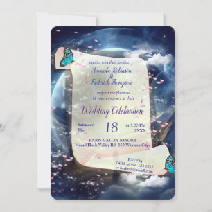 Metaphysical Timeless Spiritual Fantasy Themes Invitation