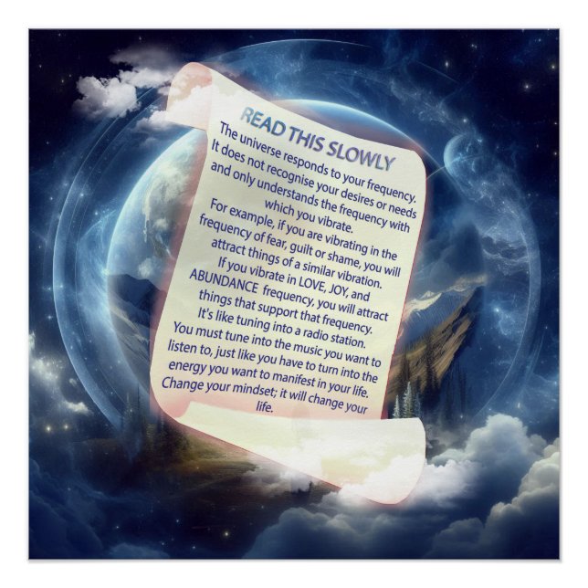 Metaphysical Timeless Spiritual Fantasy Themes Poster (Front)