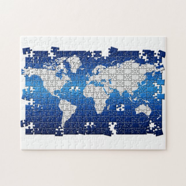 Metapuzzle 2: World Map Jigsaw Puzzle (Horizontal)