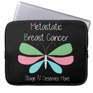 Metastatic Breast Cancer Advocacy and Support Laptop Sleeve