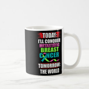 Metastatic Breast Cancer Awareness Beat Warrior Coffee Mug