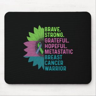 Metastatic Breast Cancer Awareness Care Warrior Mouse Pad
