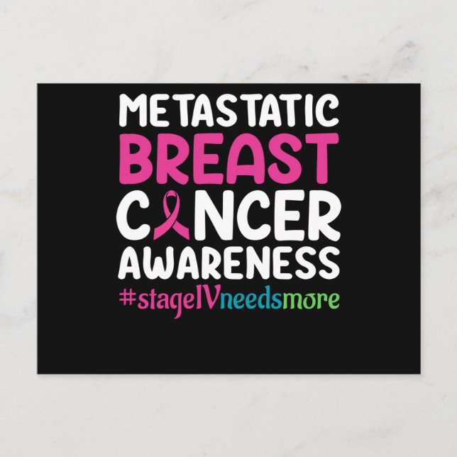 Metastatic breast cancer awareness postcard (Front)