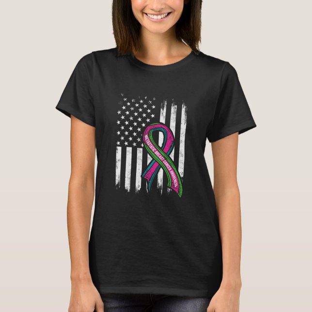 Metastatic Breast Cancer Awareness Warrior  T-Shirt (Front)