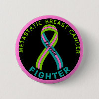 Metastatic Breast Cancer Fighter Ribbon Black